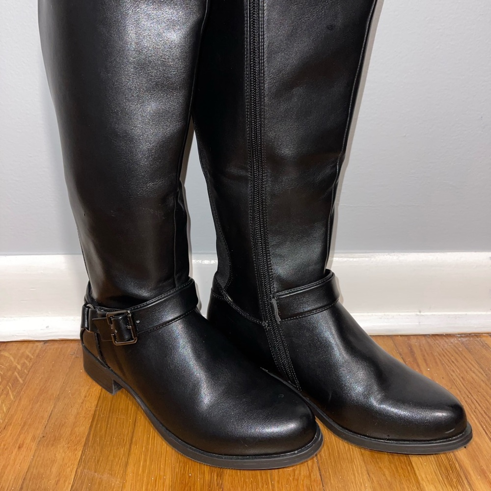 Elegant Black Women's Riding Boots